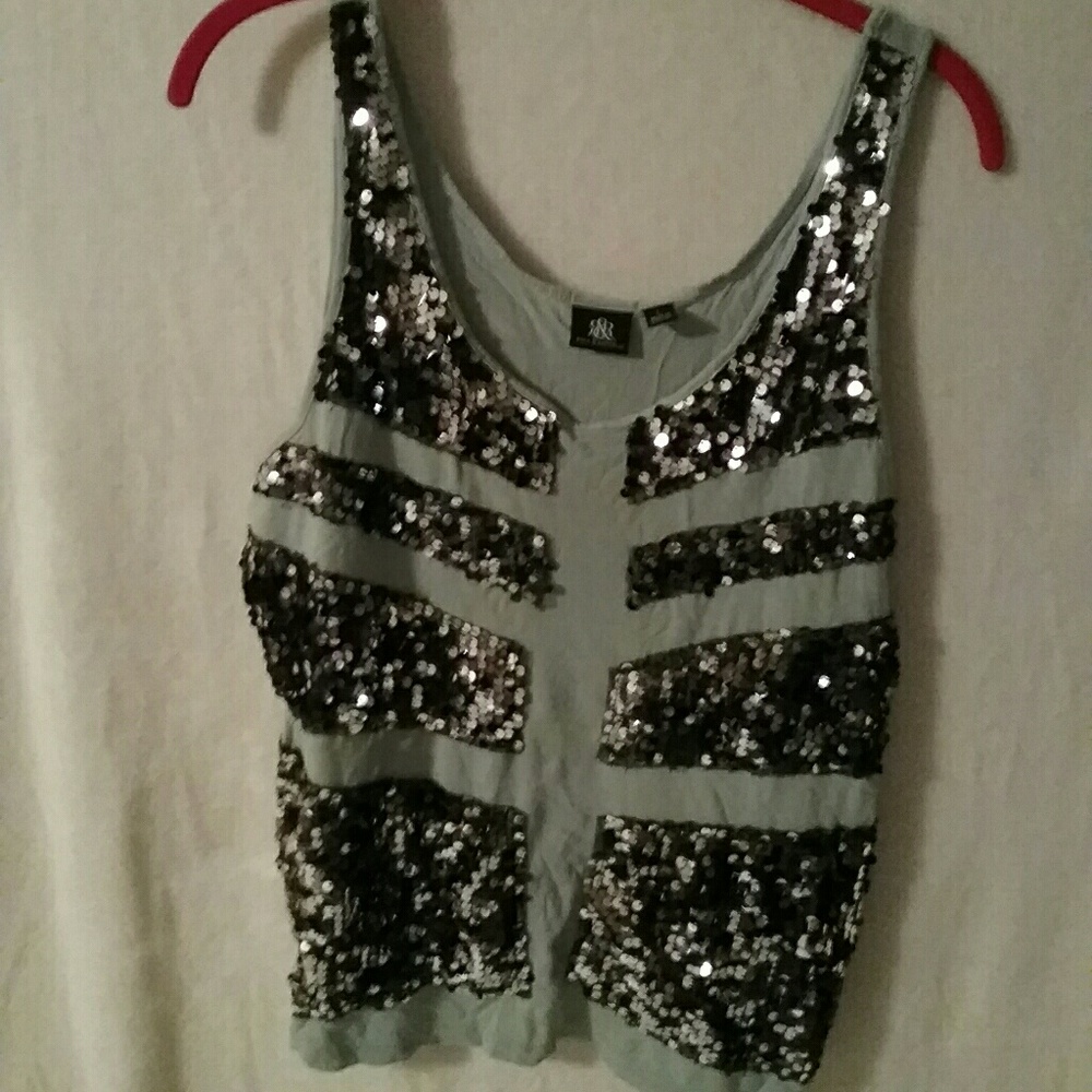 Rock & Republic Sequin Tank